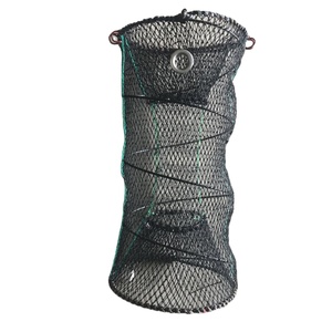 Pièges à écrevisses pliables de 30cm x 60cm, Cage de pêche, piège à ressort - Product Image 1