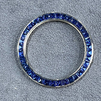 Boîtier de montre haut de gamme personnalisé en moissanite et diamants ronds pour la réparation de montres-bracelets