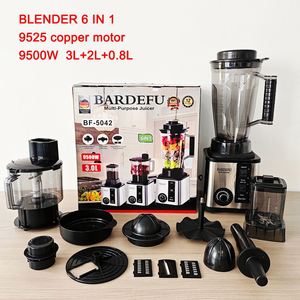 EN STOCK 2.5L 3L 6-en-1 Appareil de cuisine multifonctionnel, Mixeur commercial, Extracteur de jus, Robot culinaire, Blender robuste Silvercrest 3-en-1 - Product Image 6
