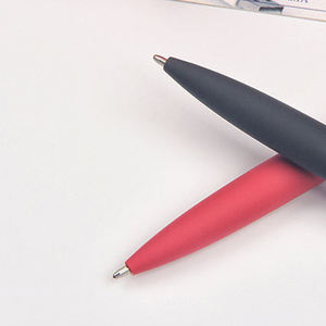Stylo bille en métal personnalisé avec logo, pointe de 1,0 mm, encre bleue/noire non effaçable, pour cadeaux promotionnels, usage professionnel et scolaire - Product Image 1