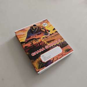 Cuaderno de ejercicios al por mayor con forro, temática de estrella de fútbol, para escuela y jardín de infantes de Ghana, económico, 16x20cm, 20 hojas, <span class=keywords><strong>C</strong></span> - Product Image 4