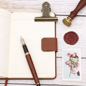 Creative Pu Leather Magnetic Minimalist 16 Colors Page Clip Book Lover <b>Gift</b> Promotional Bookmark for Teacher - Product Image 3