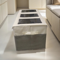 Boîte de rangement pliable pour vêtements et jouets, style tiroir, armoire de rangement pour vêtements, armoire de rangement compartimentée