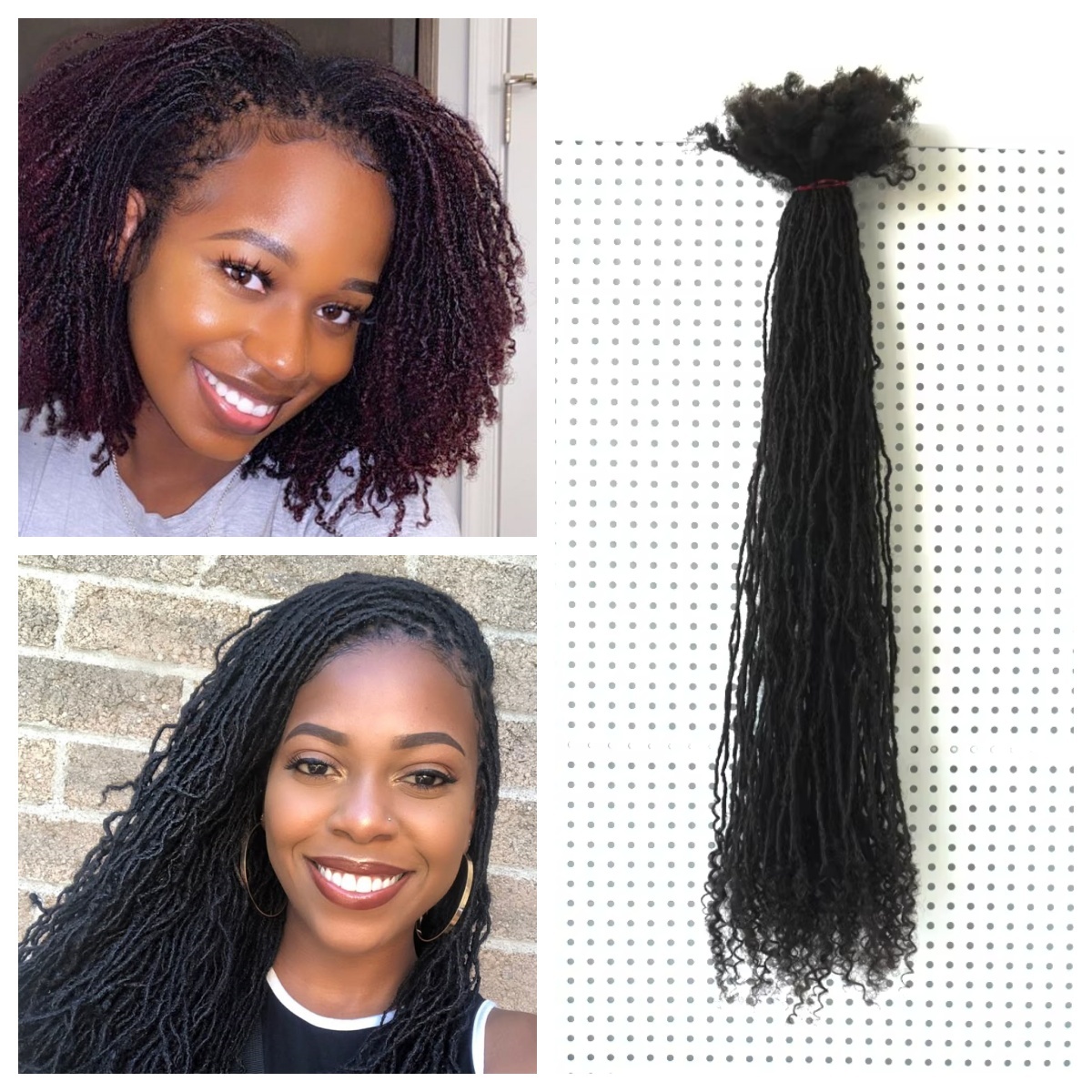 Vast Hair Official - KAMA Super Soft Brazilian Remy Hair Micro Locs Easy Install Interlock Permanent Dreadlock Extensions Sister Locs