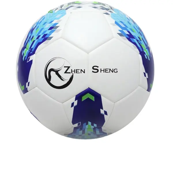 ज़ेनशेंग कस्टम डिफ्फ्टेड pvc चमड़े का आकार 5 फुटबॉल फुटबॉल बॉल