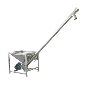 Transportador de Tornillo Inclinado de Acero Inoxidable Personalizado para Polvo, Buen Precio con Tolva de 100L - Product Image 4