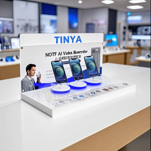Présentoir LED détachable TINYA Fashion Counter en acrylique PMMA avec enregistreur IA pour téléphone portable, batterie externe et éclairage – Idéal pour les magasins de détail - Product Image 2