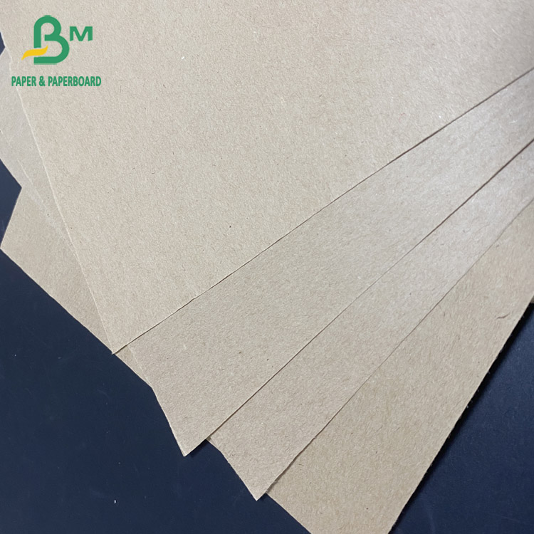 40gsm 70gsm BKP Sack Kraft Paper For Brown Food Packing Bag Wide 0.5m - 2.5m