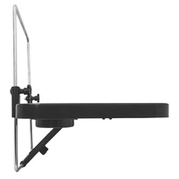 Nouvelle table pliante portable en plastique pour dossier de siège de voiture et volant de voiture, avec surface épaissie