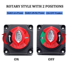 SAE ตัวแยก<span class=keywords><strong>แบตเตอรี่</strong></span>300A J1171 | IP66กันน้ำตัดการเชื่อมต่อ12-48V สำหรับ RV/Marine | ใช้งานหนัก M10พลังงานขั้ว - Product Image 3
