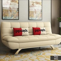 Multifunktionales Dreisitzer-Klappsofa Modernes Stoffsofa mit Hochdichtem Schaumstoff Abnehmbarer Bezug Platzsparendes Design für Wohnzimmer