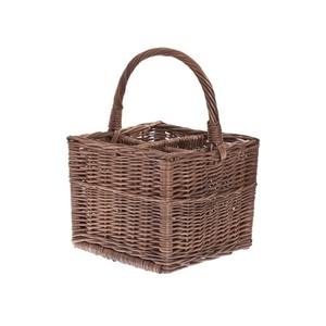 Juego de Picnic tejido directo de fábrica Cesta de Picnic vacía tejida de fábrica china de mimbre Cesta de vino tinto - Product Image 3