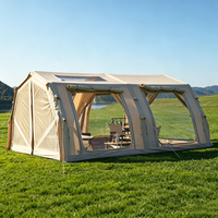 Nouvelle conception de tente de camping gonflable grande capacité pour 10 personnes, imperméable, pour l'extérieur