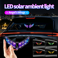 Auto Solar-LED-Warnleuchte mit Windschutzscheiben-Saugnapf, Dekorative Blitzlampe mit Lichtsensor und Mehreren Modi