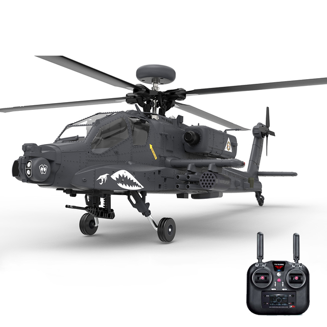 NEW F11S 1/32 2.4G 9CH Optical Flow Lidar Tof Altitude Hold RC Helicopter  Simulation Model with GPS Dual Brushless Motor