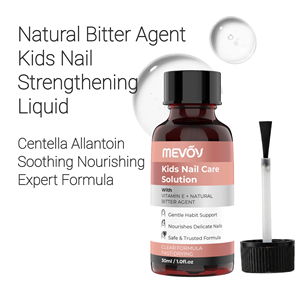 OEM Kids Anti <strong>Nail</strong> <strong>Biting</strong> Care Vitamin E Panthenol Gentle Bitter Formula Clear Fast Drying <strong>Nail</strong> <strong>Biting</strong> <strong>Polish</strong> <strong>Nail</strong> Care - Product Image 1