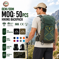 Sac à dos imperméable de randonnée 25L, nouveau design, pour le voyage, l'escalade, le camping