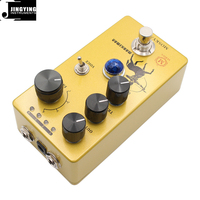 Jingying 2025 Vente en gros d'usine Série M MARKSMAN Boost/Overdrive Guitare électrique Pédale d'effet basse Pièces et accessoires de guitare
