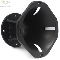 Super diffuseur noir en aluminium, klaxon de pilote de Compression boulonné de 2 pouces