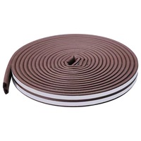 Bande de caoutchouc autocollante de type D, résistante à l'eau, en mousse EPDM pour l'étanchéité des portes et des fenêtres, découpe sur mesure OEM/ODM