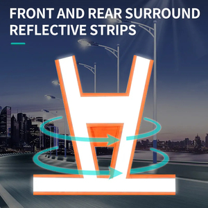 Chaleco de Administración de Carreteras personalizado de alta visibilidad Ropa DE TRABAJO reflectante de seguridad con logotipo personalizado - Product Image 5