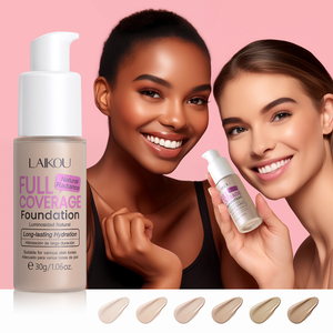 Fond de teint Laikou Matte Vegan à couvrance totale, fini soyeux et lisse, <span class=keywords><strong>base</strong></span> de maquillage pour le <span class=keywords><strong>visage</strong></span> - Product Image 6