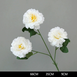 กิ่งดอกซากุระและดอกบัวพลาสติกสีขาวคุณภาพสูง ดูสมจริง น้ำหนักเบา เหมาะสำหรับตกแต่งงานแต่งงาน วันอีสเตอร์ วันแม่ วันวาเลนไทน์ - Product Image 1