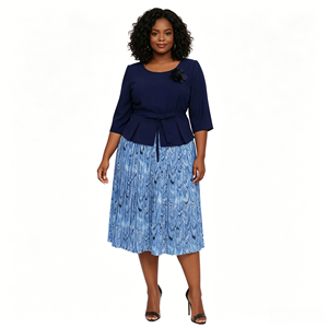 En Oferta, Vestido Largo Elegante y Formal para Mujer de Oficina, Estilo Africano, de Alta Calidad, Talla Grande - Product Image 1