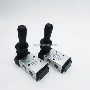 Vanne pneumatique à commande manuelle 4H série 2 positions 5 voies 4H210-08 <span class=keywords><strong>G1</strong></span>/4 "4H310-10 Vanne en aluminium - Product Image 1