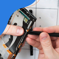 Kit de levier de démontage YIYUN 8 pièces en métal et plastique avec pointe, outil d'ouverture pour réparation de téléphones et ordinateurs portables, prise en charge du logo personnalisé ODM/OEM