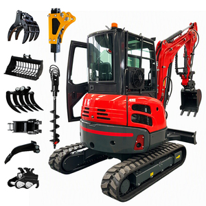 Mini Excavadora de 3.5 Toneladas con Motor EPA CE 5, Excavadora de Orugas para Granja, Casa y Jardín, Envío Gratis - Product Image 4