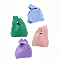 Sacs de courses pliables en polyester multicolores pour la Saint-Valentin, réutilisables pour les trajets quotidiens – Vente en gros