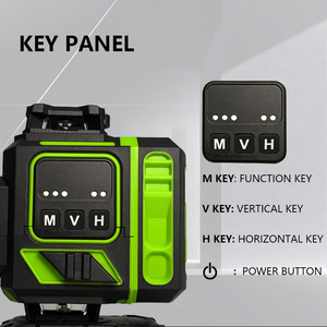Nivel Láser de 16 Líneas 4D con Haz Verde, Autonivelante, Alta Precisión, Líneas Cruzadas Verticales y Horizontales, con Herramienta Recargable - Product Image 3