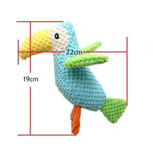 Juguetes de Peluche para Mascotas con Forma de Tucán, Resistentes a Mordeduras, Interactivos, con Sonido, Accesorios para Mascotas, 2026 - Product Image 4