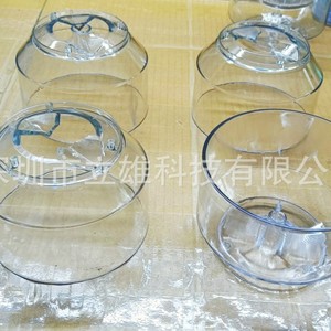 Conteneur de stockage de grains de café, couvercle en plastique, forme cylindrique, transparent, en matériau PP, accessoire de couverture - Product Image 4
