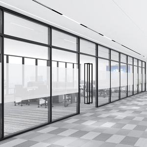 SZMK 2026 Cloison mobile en verre pour bureau, chambre et salle à manger, <span class=keywords><strong>cadre</strong></span> en aluminium, verre trempé insonorisé, design moderne, dimensions personnalisées, usage <span class=keywords><strong>commercial</strong></span> - Product Image 3