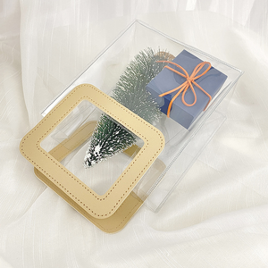 Готовая к отправке прозрачная сумка для покупок из ПВХ, сумка-тоут, дешевые сумки для девочек, минимальный заказ 1 шт. - Product Image 5