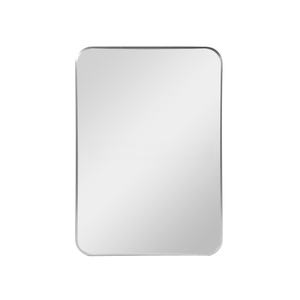 Espejo <span class=keywords><strong>de</strong></span> Baño Rectangular Grande <span class=keywords><strong>de</strong></span> 90x60cm, Negro, para Montar en la <span class=keywords><strong>Pared</strong></span>, 4mm <span class=keywords><strong>de</strong></span> Grosor, <span class=keywords><strong>Marco</strong></span> Metálico Moderno, Espejo Decorativo Colgante - Product Image 3