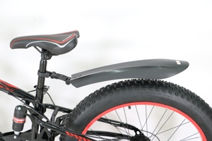 Vélo de montagne hybride pour la neige, cadre stable, adapté aux hommes et aux femmes, 8 vitesses, pneus larges, vélo de neige - Product Image 4