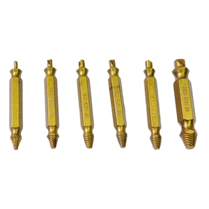 <span class=keywords><strong>Set</strong></span> di estrattore a vite danneggiato a spirale a 6 pezzi facile bullone d'oro e rimozione della vite spogliata per rimuovere minuscole viti e bulloni rotti - Product Image 3