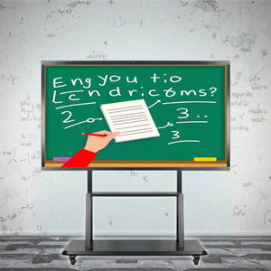 55 इंच स्मार्ट इंटरैक्टिव Lcd डिजिटल बोर्ड ऑफिस इंटरैक्टिव व्हाइटबोर्ड 20 अंक पेन/फिंगर टच के साथ - Product Image 1