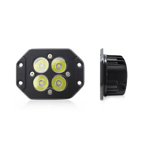 Faro LED Empotrable de 4 Pulgadas para Motocicleta, Doble Color, Alta Luminosidad, Iluminación Todoterreno - Product Image 1