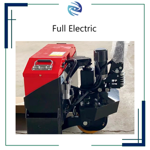 Novo caminhão de pálete semi-elétrico durável com sistema de frenagem manual + elétrico 1:56 - Product Image 4