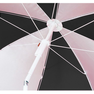 Хорошее качество UPF50 + уличный большой зонт с защитой от ультрафиолетового цвета, ветрозащитный наружный пляжный зонт (черный) - Product Image 3