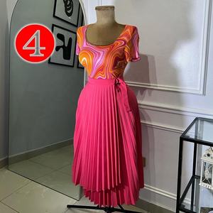 <span class=keywords><strong>Jupe</strong></span> <span class=keywords><strong>Tutu</strong></span> <span class=keywords><strong>Mi</strong></span>-<span class=keywords><strong>longue</strong></span> Plissée Ligne A à Taille Haute pour Femme, Nouveau Design Tendance Été en 5 Couleurs - Product Image 6