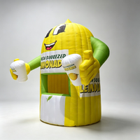 Tente de stand de concession gonflable géante, pop-up, publicitaire, pour événements extérieurs, résistante aux intempéries, très populaire mondiallement, en forme de boisson au citron