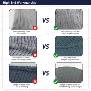 Pull-over en tricot 100 % coton pour femme, personnalisé, sport, golf, couleur contrastée, demi-zip, haute qualité, broderie OEM, vente en gros - Product Image 5