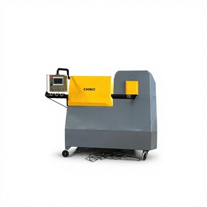 Machine automatique de cintrage de barres d'armature pour la construction - Cintreuse CHIHO contrôlée par PLC pour acier inoxydable, aluminium et PVC - Product Image 1