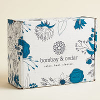 Boîte d'abonnement personnalisée en carton ondulé, emballage type coquille pour perruques, produits de beauté, soins de la peau, cosmétiques, maquillage, coffret cadeau