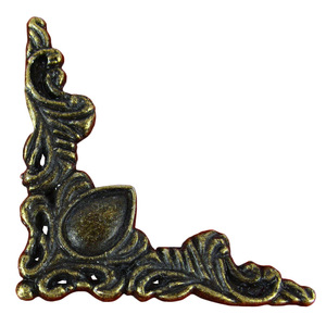 C056 <b>Corner</b> Brace 40mm X 56mm Iron Zinc Alloy Antique Bronze Cabinet Door Hardware Decorative <b>Bracket</b> - Product Image 5